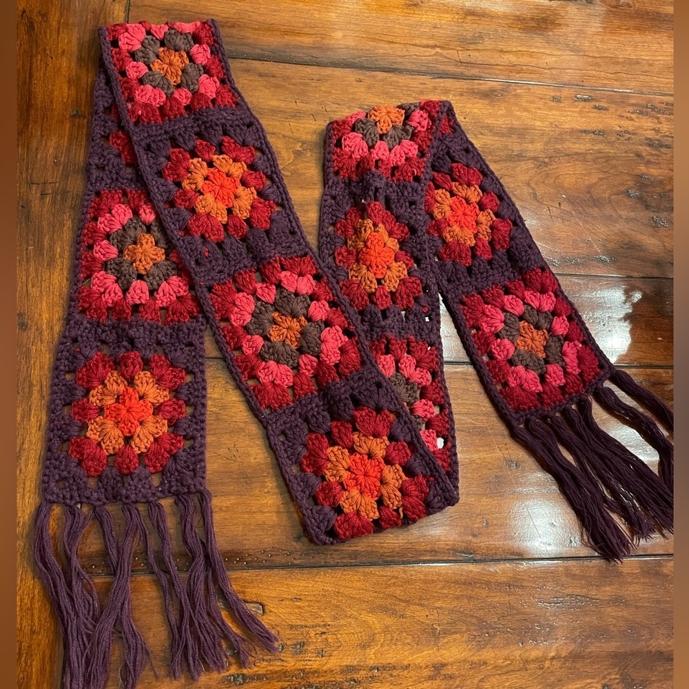 Lucky Brand Crochet Boho Scarf